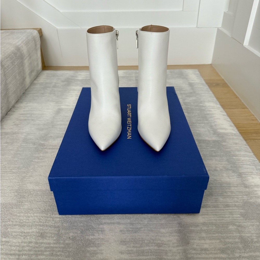 Stuart Weitzman 
Avenue 75 Block Heel Ankle Boots - Picture 2 of 5